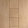 Bespoke oak flush modern door