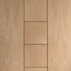 Messina Oak Veneer Staffetta Quad Telescopic Pocket Doors