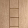 Bespoke Thruslide Messina Oak Flush 4 Door Wardrobe and Frame Kit - Prefinished