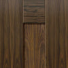 Axis Shaker Walnut Absolute Evokit Double Pocket Door Detail Panelled- Prefinished