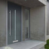 External ThruSafe Aluminium Front Door - 1165 CNC Grooves - 7 Colour Options