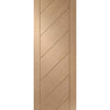 Minimalist Wardrobe Door & Frame Kit - Two Monza Oak Doors - Unfinished 