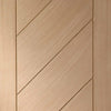 Four Sliding Wardrobe Doors & Frame Kit - Monza Oak Door - Unfinished
