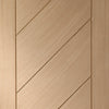 Bespoke Monza Oak Single Pocket Door Detail