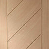 Bespoke Monza Oak Single Frameless Pocket Door Detail