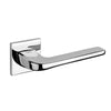 Tupai Rapido CurvaLine Valbona Lever on Square Rose - Bright Polished Chrome