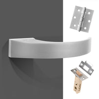Tupai Rapido RetaLine Sabrosa Designer Lever on Long Rose - Satin Chrome Handle Pack