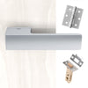Tupai Rapido RetaLine Cartelle Designer Lever on Long Rose - Satin Chrome Handle Pack