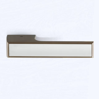 Image: Tupai Rapido VersaLine Tobar Lever on Long Rose - Polished Stainless Steel Decorative Plate - Titanium