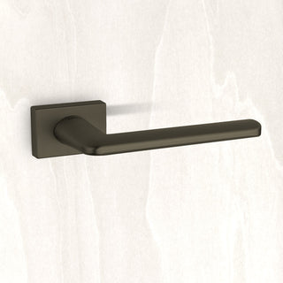 Image: Tupai Rapido RetaLine Tavira Designer Lever on Long Rose - Titanium