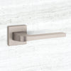 Tupai Rapido CurvaLine Valbona Lever on Square Rose - Pearl Nickel