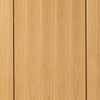 Three Sliding Wardrobe Doors & Frame Kit - Chartwell Flush Oak Door - Prefinished