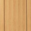 Four Sliding Wardrobe Doors & Frame Kit - Chartwell Flush Oak Door - Prefinished