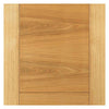 Four Sliding Doors and Frame Kit - Mistral Flush Oak Door - Decor Grooves - Prefinished