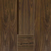 Single Sliding Door & Track - Axis Shaker Walnut Panelled Door - Prefinished