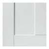 Four Sliding Wardrobe Doors & Frame Kit - Eccentro White Primed Door