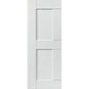 Two Sliding Doors and Frame Kit - Eccentro White Primed Door