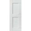 Three Sliding Wardrobe Doors & Frame Kit - Eccentro White Primed Door