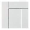 Eccentro White Panelled Single Evokit Pocket Door Detail - Prefinished