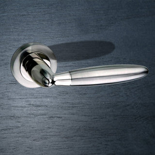 Image: Gibraltar Mediterranean Lever On Rose - Satin Nickel