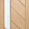 Bespoke Monza Oak Glazed Door Pair