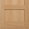 LPD Joinery Bespoke Contemporary 4P Oak Fire Door Pair - 1/2 Hour Fire Rated