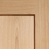 Fire Door, Contemporary 4 Panel Oak - 1/2 hour Fire Rated.