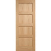 LPD Joinery Bespoke Contemporary 4P Oak Fire Door Pair - 1/2 Hour Fire Rated