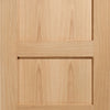 LPD Joinery Bespoke Contemporary 4P Oak Fire Door Pair - 1/2 Hour Fire Rated