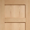 Fire Door, Contemporary 4 Panel Oak - 1/2 hour Fire Rated.