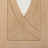 Bespoke Thruslide Surface Treviso Oak Glazed - Sliding Double Door and Track Kit - Prefinished