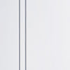 Six Folding Doors & Frame Kit - Sierra Blanco Flush 3+3 - White Painted