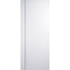 Two Sliding Wardrobe Doors & Frame Kit - Sierra Blanco Flush Door - White Painted