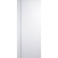 Minimalist Wardrobe Door & Frame Kit - Four Sierra Blanco Flush Doors - White Painted