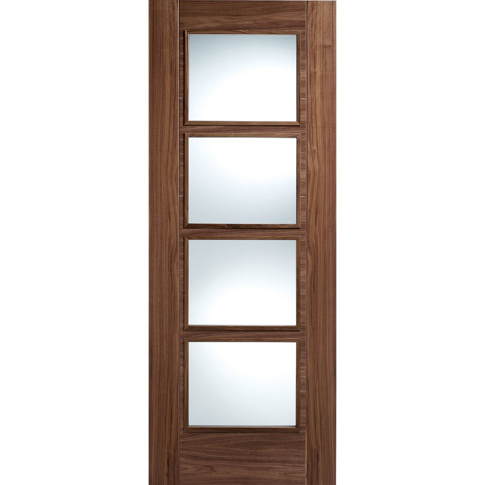 vancouver walnut 4l door clear safety glass pre fi
