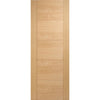 Vancouver Oak 5 Panel Flush Door Pair - Prefinished