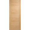 Bespoke Vancouver Oak 5P Style Flush Door Pair - Prefinished