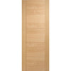 LPD Joinery Bespoke Fire Door Pair, Vancouver Oak 5P Flush Pair - 1/2 Hour Fire Rated - Prefinished