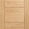 Vancouver Oak 5 Panel Flush Evokit Pocket Fire Door Detail - 30 Minute Fire Rated - Prefinished