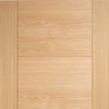 LPD Joinery Bespoke Fire Door Pair, Vancouver Oak 5P Flush Pair - 1/2 Hour Fire Rated - Prefinished