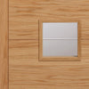 vancouver oak 4ls door clear glass pre finished 10