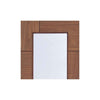Ravenna Walnut Flush Single Evokit Pocket Door Detail - Clear Glass - Prefinished