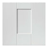 Four Sliding Wardrobe Doors & Frame Kit - Geo White Primed Door