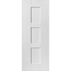 Two Sliding Wardrobe Doors & Frame Kit - Geo White Primed Door