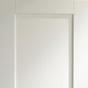 Bespoke Pattern 10 Style Panel White Primed Single Pocket Door Detail