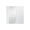 Salerno White Primed Door Pair - Clear Glass