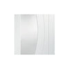 Salerno Double Evokit Pocket Door Detail - Clear Glass - Primed