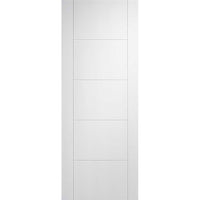 LPD Joinery White Fire Door, Vancouver Flush Door - 30 Minute Rated - White Primed