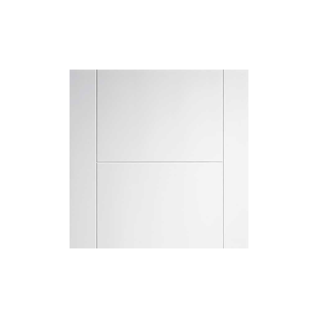 Vancouver Flush Evokit Pocket Fire Door Detail - 30 Minute Fire Rated - White Primed