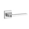 Tupai Rapido CurvaLine Valbona Lever on Square Rose - Satin Chrome